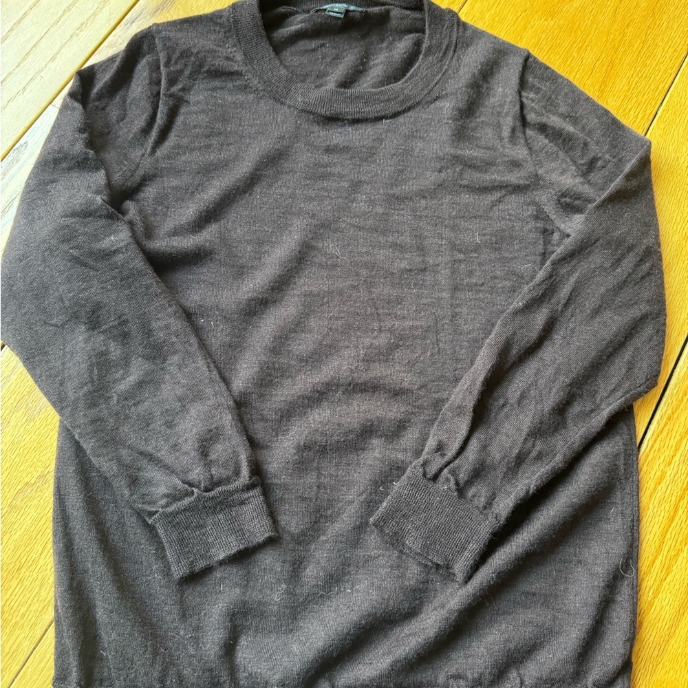 J. Crew Dark Brown Lightweight sweater